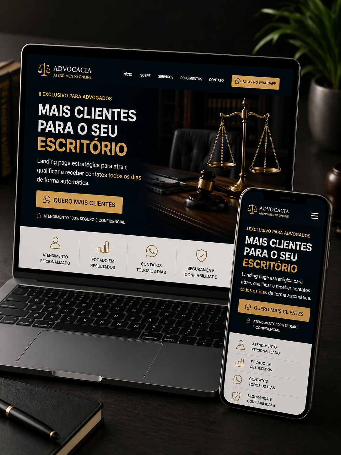 Landing Page Background